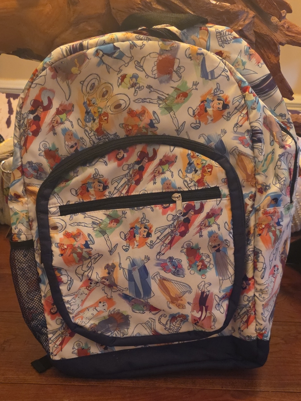 Disney Multicolor Character Print Backpack